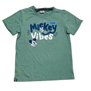 Disney Mickey Vibes Classic Teal Kids T-Shirt
